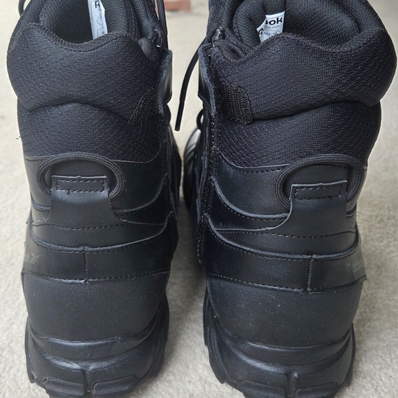 Reebok Trailgrip Tactical Mens 8" Leather Waterproof Insulated Boots Black Sz 15 - Picture 7 of 10